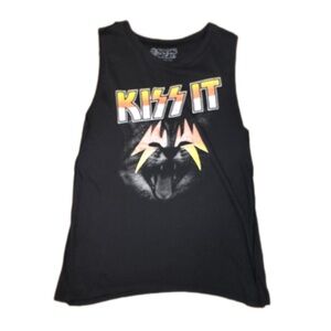 KISS IT Black Tank One Size